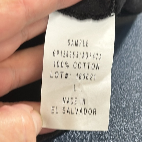 Champion Men's Fitted L Short Sleeve Crew Tee Shirt Black‎ 100% Cotton - Picture 8 of 11